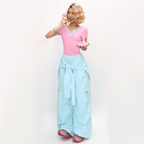 Detachable Tie - Waist Cargo Pants - COPPING THREADS - Yokuku