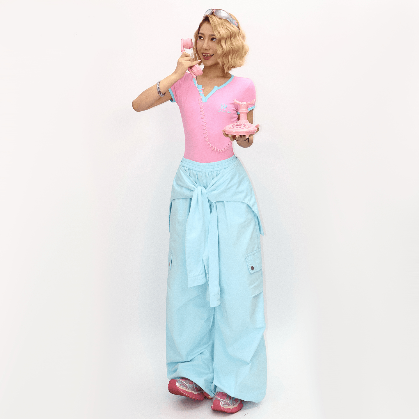 Detachable Tie - Waist Cargo Pants - COPPING THREADS - Yokuku