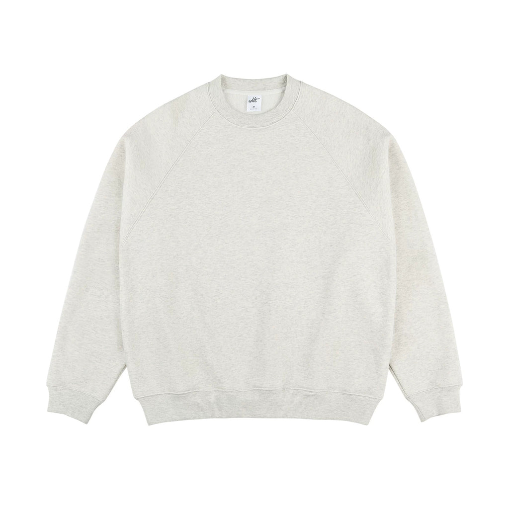 IDLT sweatshirt, cream front.