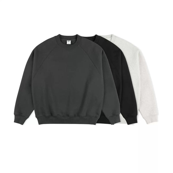 IDLT sweatshirt, cream green and black color lineup.