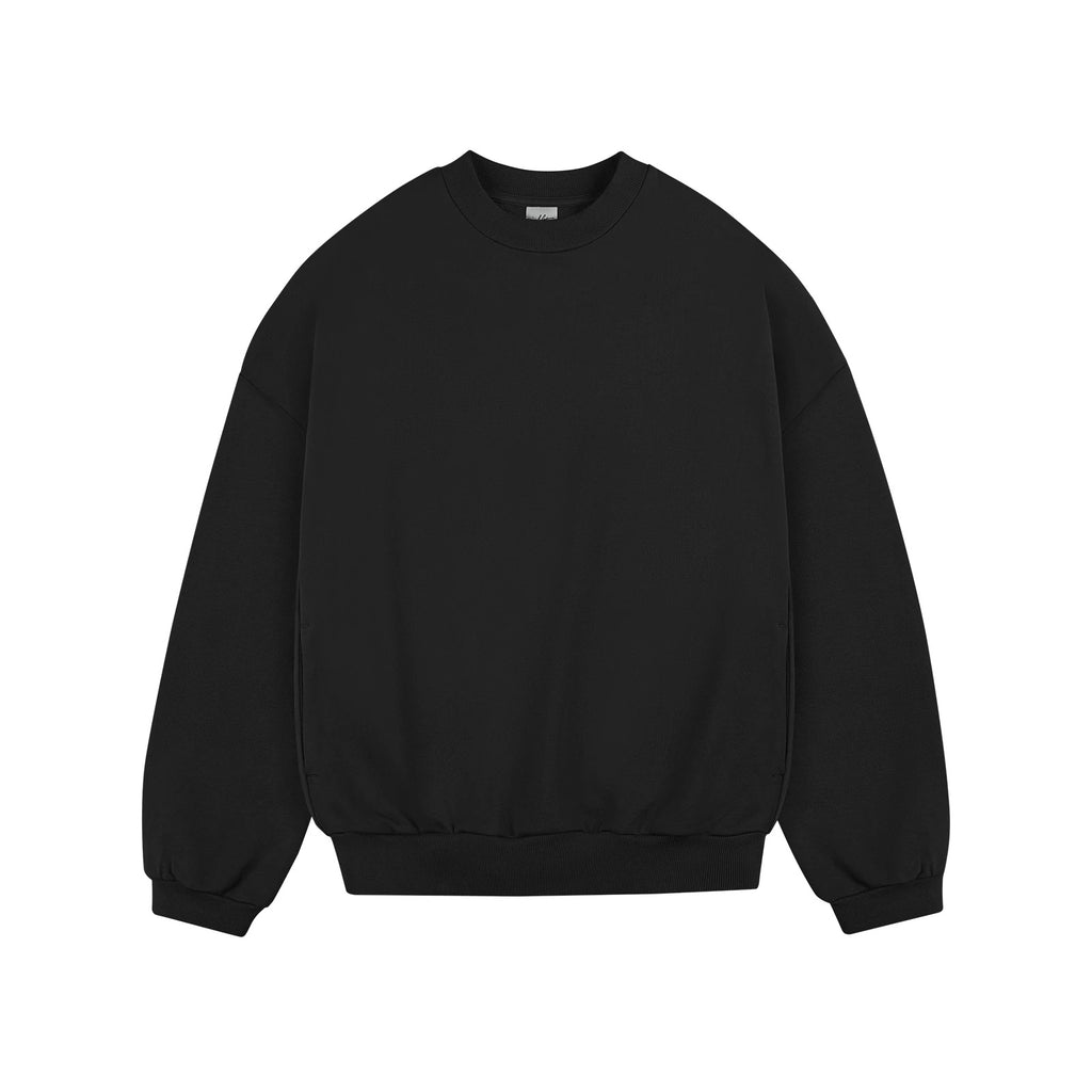 IDLT sweatshirt, black front.