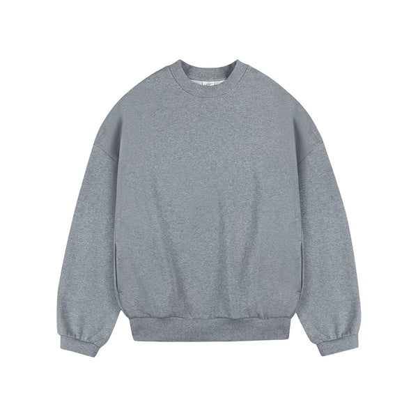 IDLT sweatshirt, heather gray front.