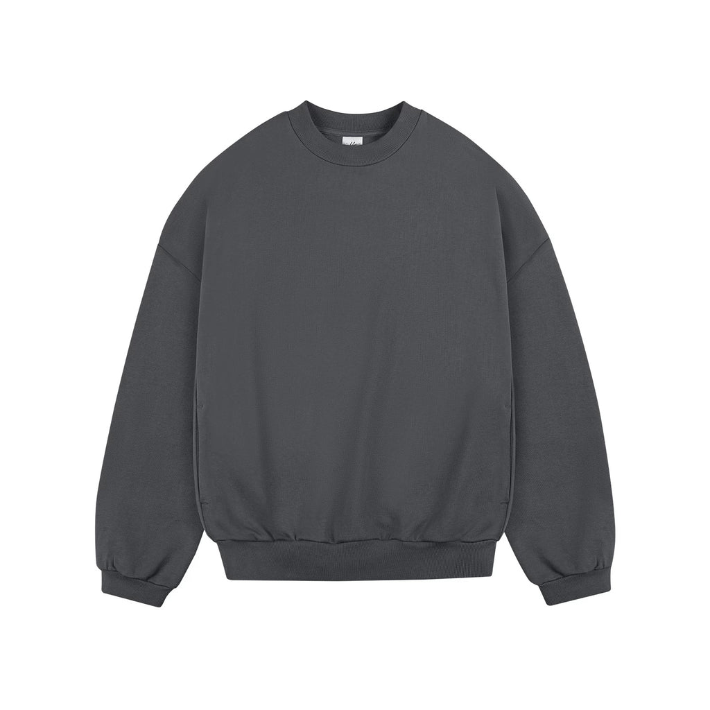 IDLT sweatshirt, dark gray front.