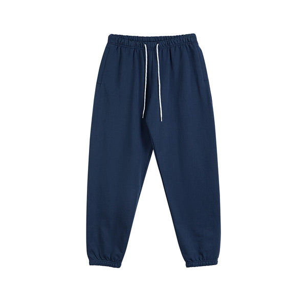IDLT joggers, navy front.