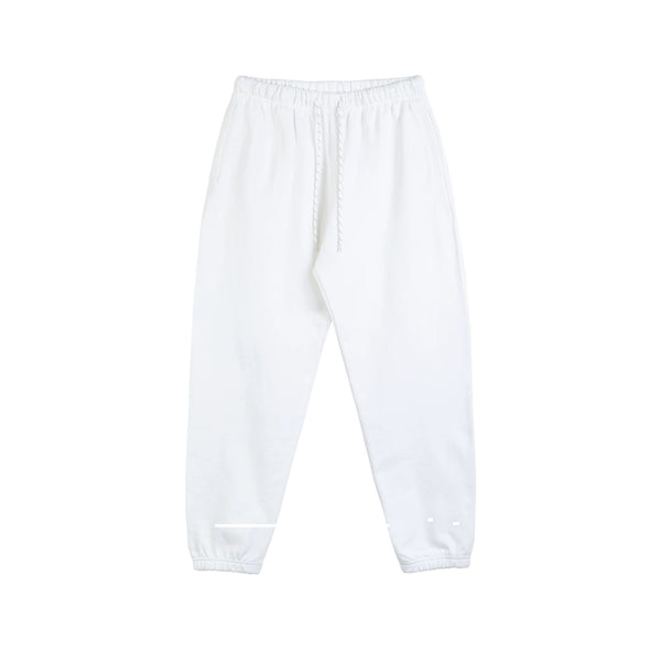 IDLT joggers, white front.