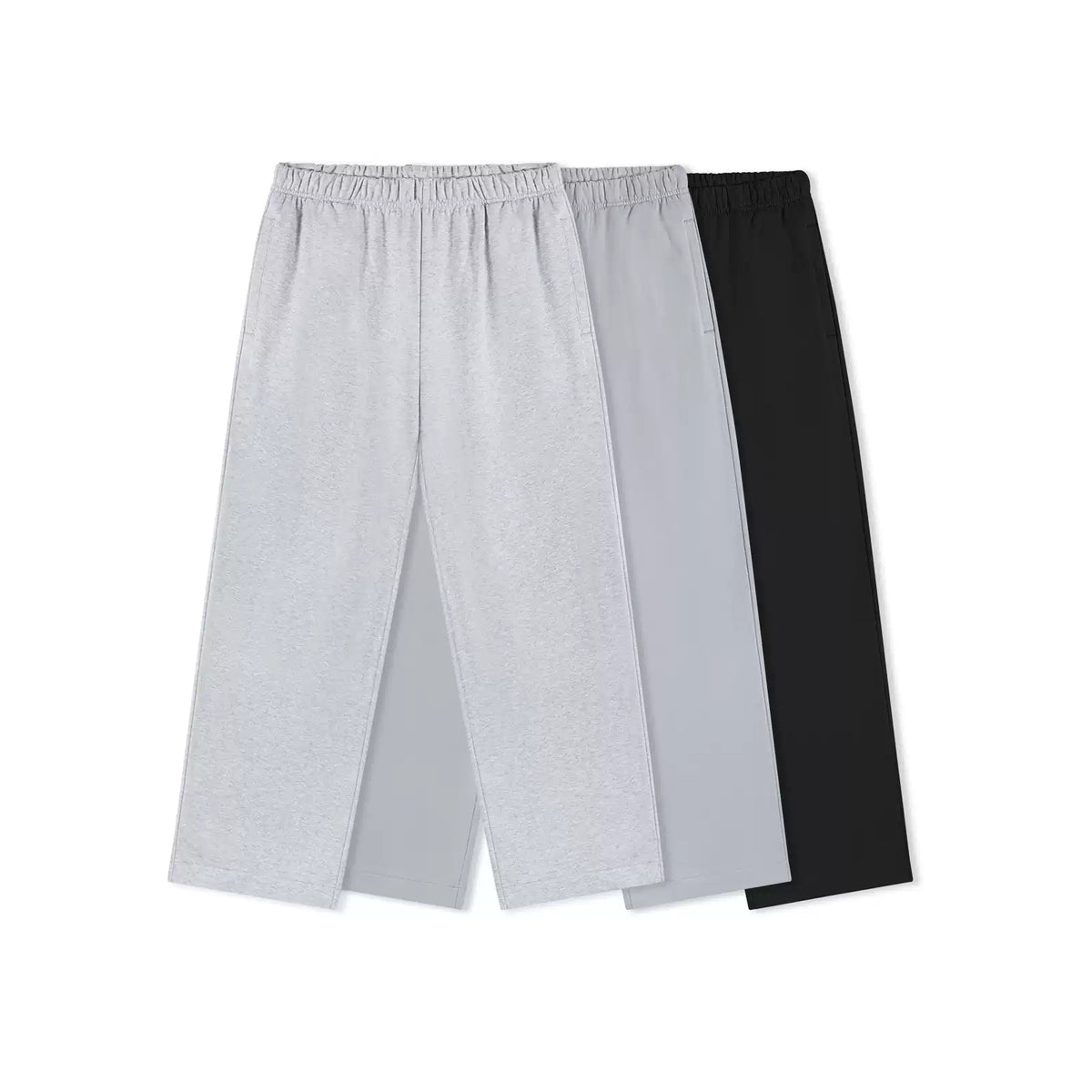 IDLT wide leg sweatpants, color lineup.