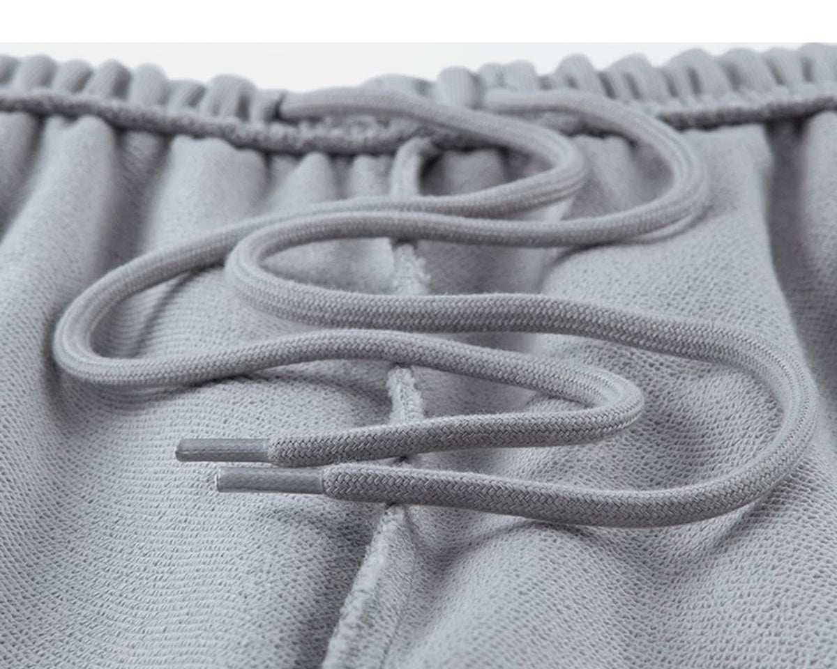 IDLT wide leg sweatpants, light gray inner drawstring.