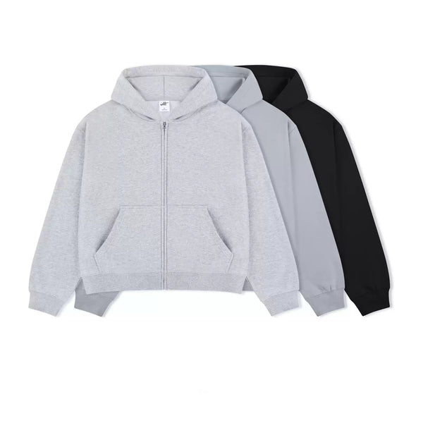 IDLT zip hoodie, color lineup.