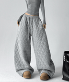 Diamond Padded Thermal Wide - Leg Sweatpants - COPPING THREADS - CT Select