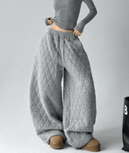 Diamond Padded Thermal Wide - Leg Sweatpants - COPPING THREADS - CT Select