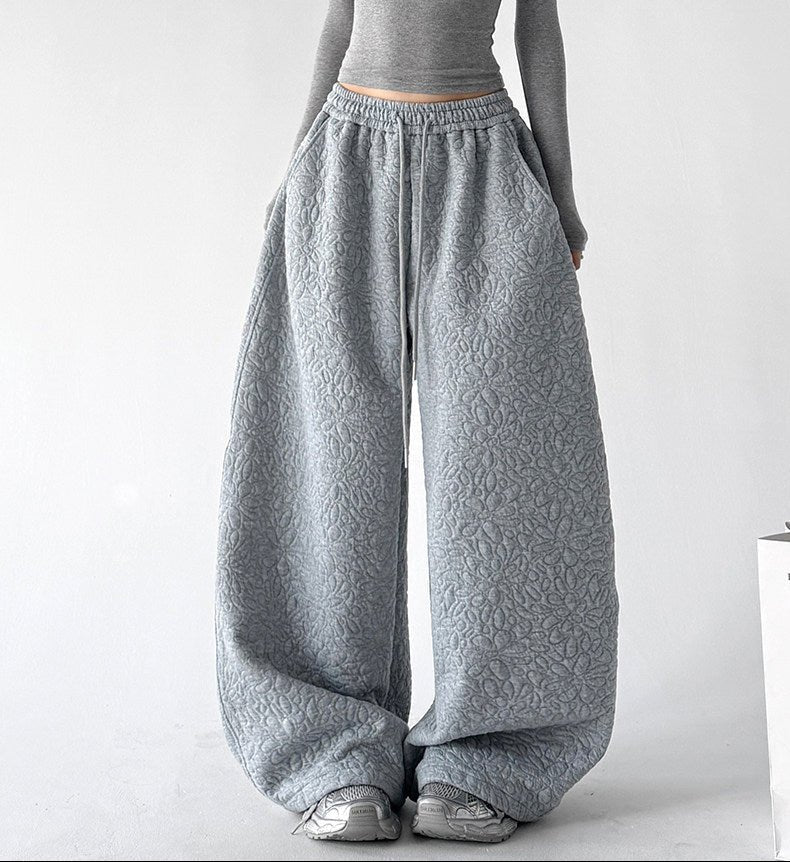 Diamond-Texture Balloon Sweatpants - CT66222 - COPPING THREADS - CT ORIGINALS Main image