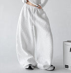 Diamond-Texture Balloon Sweatpants - CT66222 - COPPING THREADS - CT ORIGINALS