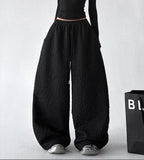 Diamond-Texture Balloon Sweatpants - CT66222 - COPPING THREADS - CT ORIGINALS