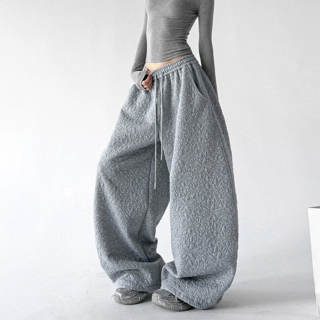 Diamond-Texture Balloon Sweatpants - CT66222 - COPPING THREADS - CT ORIGINALS