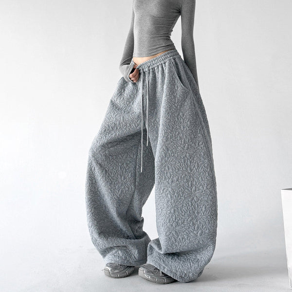 Diamond-Texture Balloon Sweatpants - CT66222 - COPPING THREADS - CT ORIGINALS