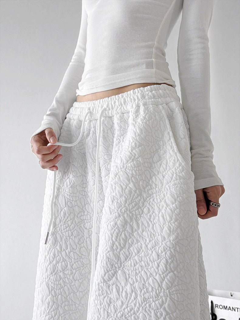 Diamond-Texture Balloon Sweatpants - CT66222 - COPPING THREADS - CT ORIGINALS
