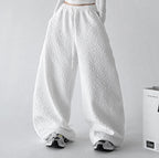 Diamond-Texture Balloon Sweatpants - CT66222 - COPPING THREADS - CT ORIGINALS