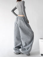 Diamond-Texture Balloon Sweatpants - CT66222 - COPPING THREADS - CT ORIGINALS