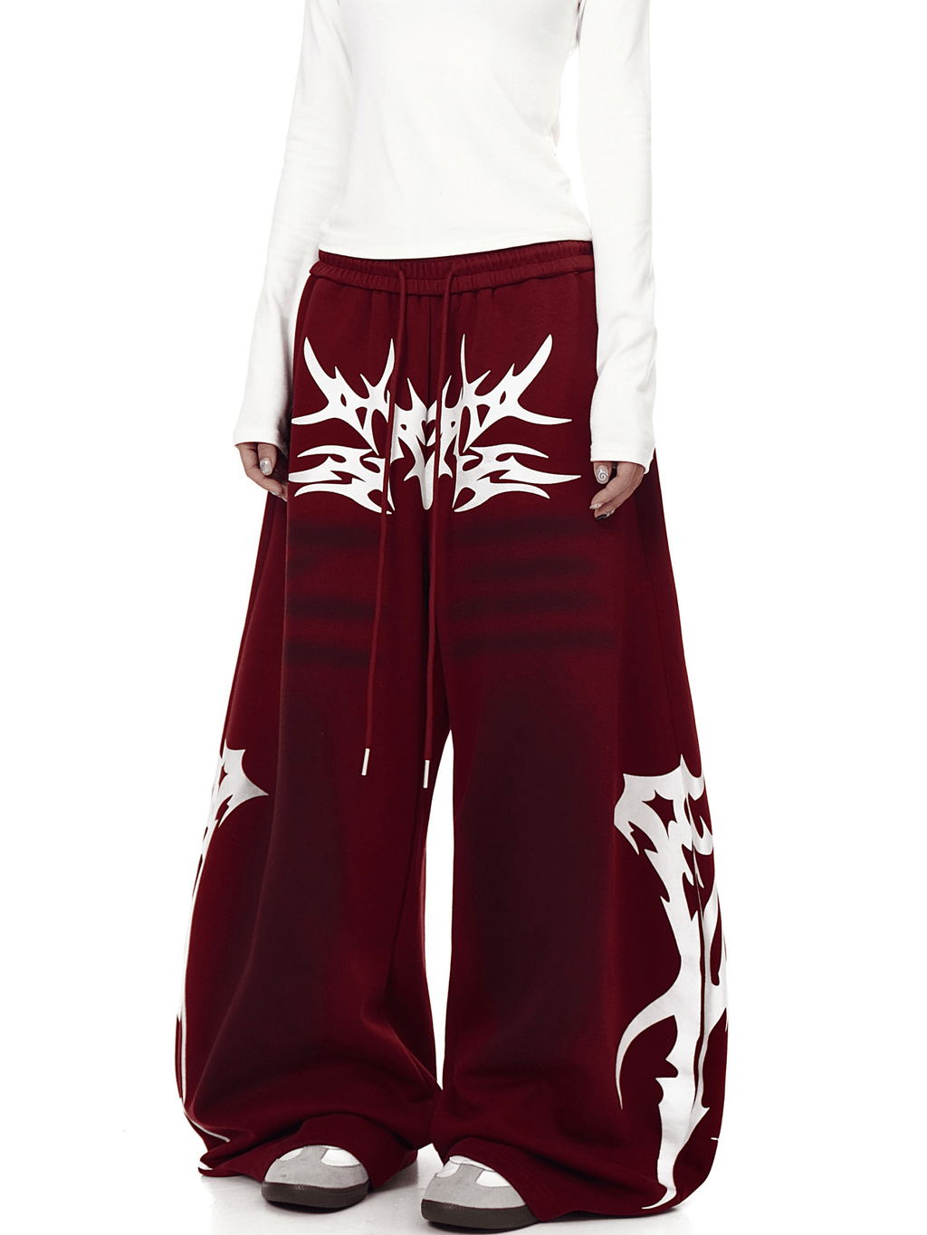 Dirty Wash Tribal Wide - Leg Sweatpants - COPPING THREADS - CT Select