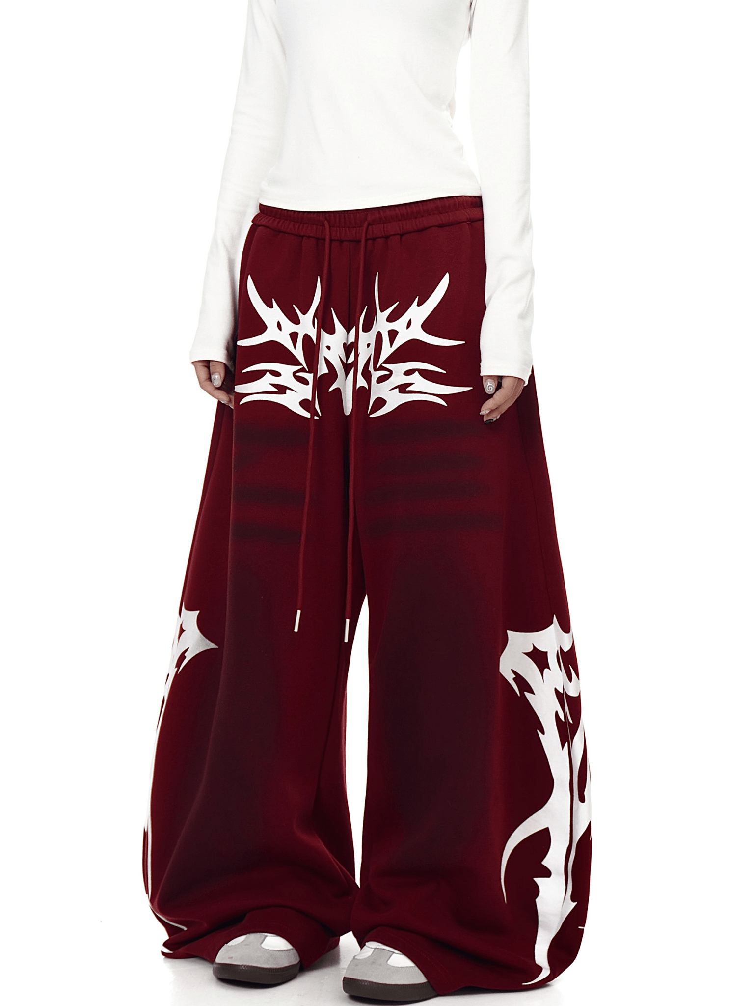 Dirty Wash Tribal Wide - Leg Sweatpants - COPPING THREADS - CT Select