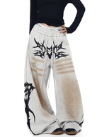 Dirty Wash Tribal Wide - Leg Sweatpants - COPPING THREADS - CT Select