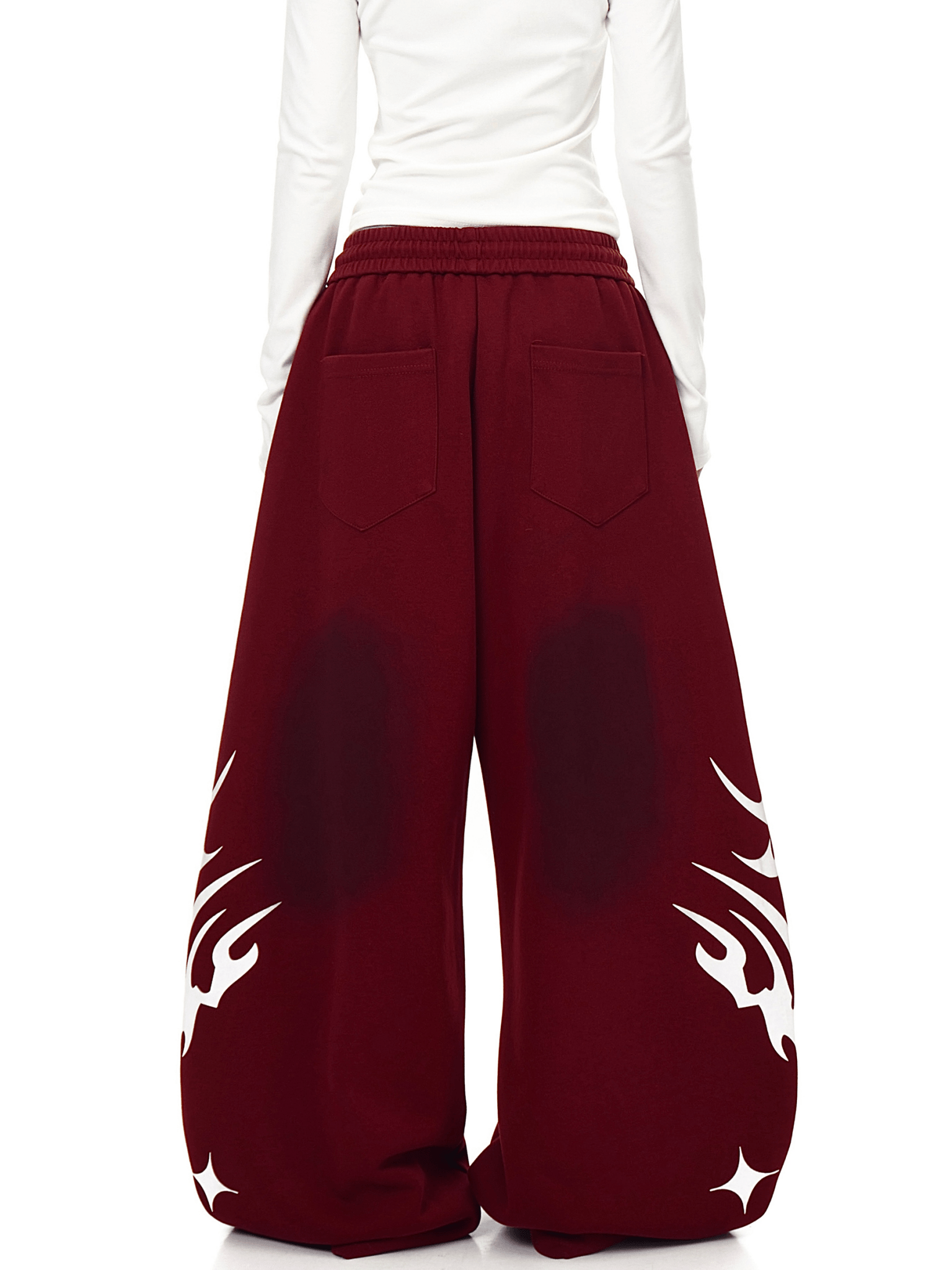 Dirty Wash Tribal Wide - Leg Sweatpants - COPPING THREADS - CT Select