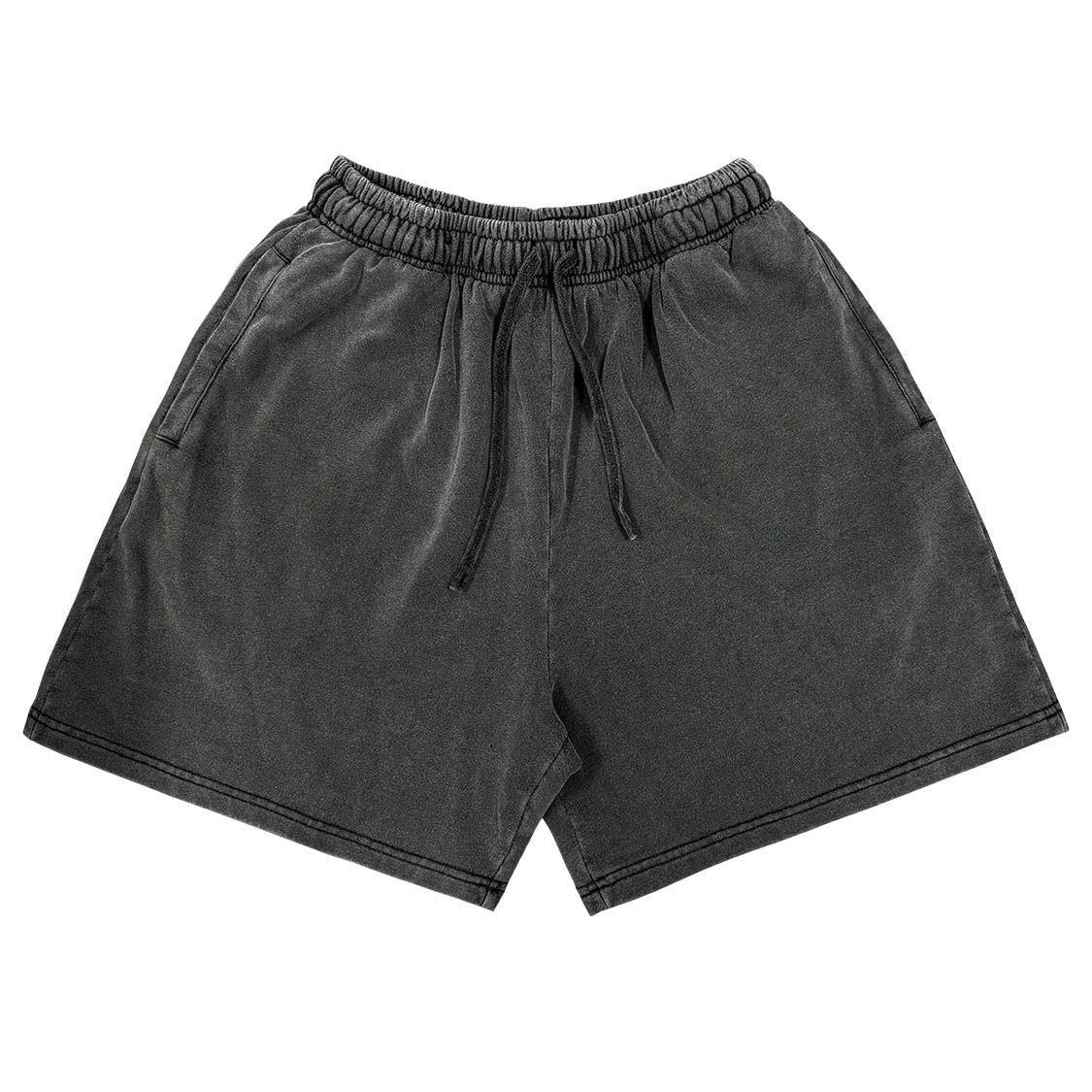 Distressed Fuzzy Snow Wash Vintage Shorts - COPPING THREADS - CT Basics Hauptbild