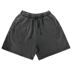 Distressed Fuzzy Snow Wash Vintage Shorts - COPPING THREADS - CT Basics