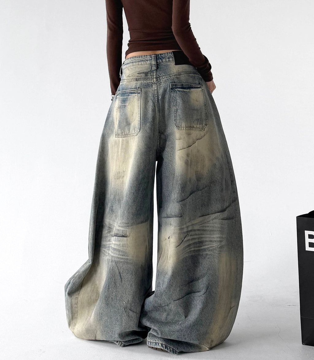 Distressed Panel-Wash Jeans - CT7131 - COPPING THREADS - CT ORIGINALS