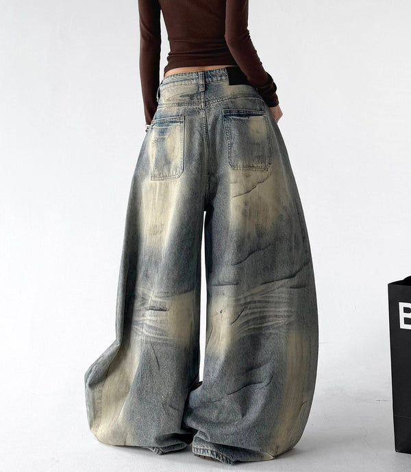 Distressed Panel-Wash Jeans - CT7131 - COPPING THREADS - CT ORIGINALS