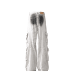 Distressed Splatter Stains Cargo Pants - COPPING THREADS - CT Select