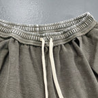 Distressed Wax - Dyed Heavyweight Cotton Shorts - COPPING THREADS - CT Basics