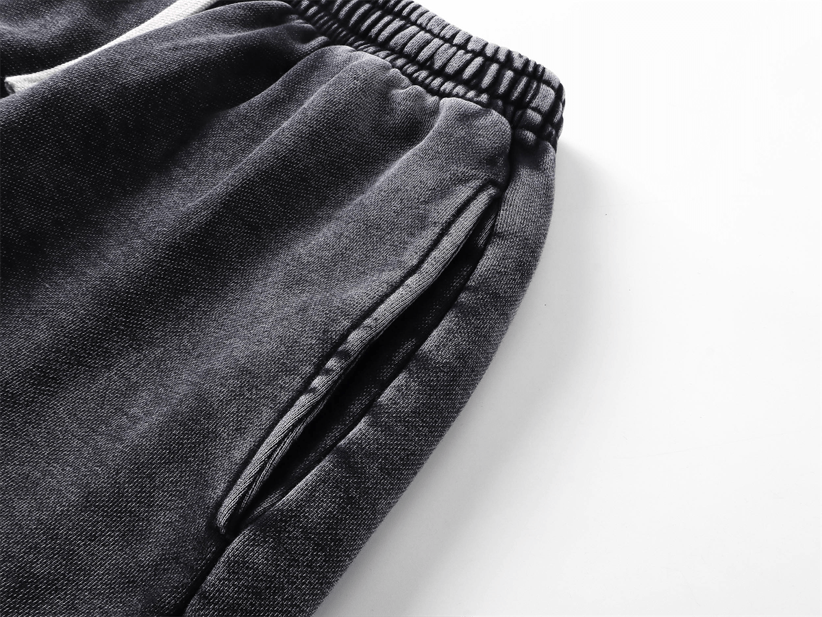 Distressed Wax - Dyed Heavyweight Cotton Shorts - COPPING THREADS - CT Basics