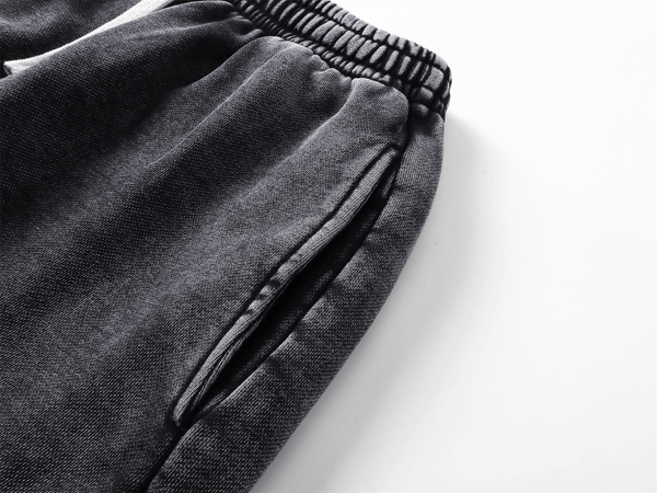 Distressed Wax - Dyed Heavyweight Cotton Shorts - COPPING THREADS - CT Basics