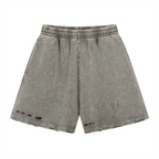 Distressed Wax - Dyed Heavyweight Cotton Shorts - COPPING THREADS - CT Basics