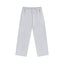 IDLT wide leg sweatpants, heather gray front.