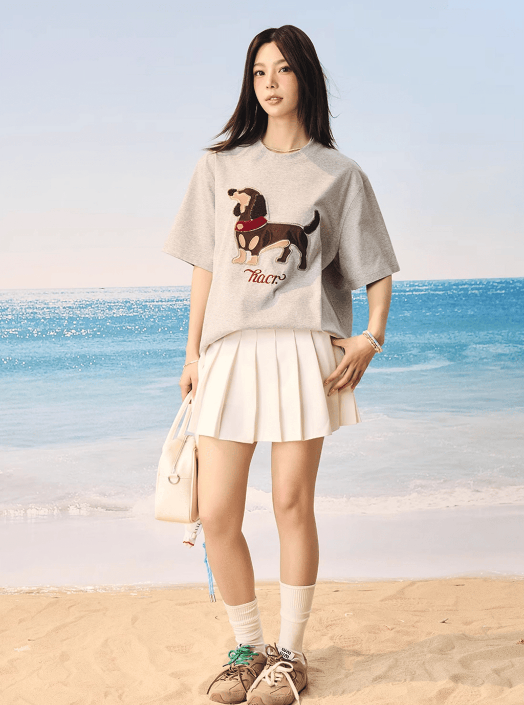 Dog Patch Towel Embroidery Tee - COPPING THREADS - Harsh and Cruel