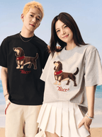 Dog Patch Towel Embroidery Tee - COPPING THREADS - Harsh and Cruel