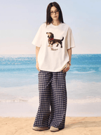 Dog Patch Towel Embroidery Tee - COPPING THREADS - Harsh and Cruel