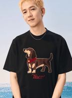 Dog Patch Towel Embroidery Tee - COPPING THREADS - Harsh and Cruel