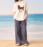 Dog Patch Towel Embroidery Tee - COPPING THREADS - Harsh and Cruel