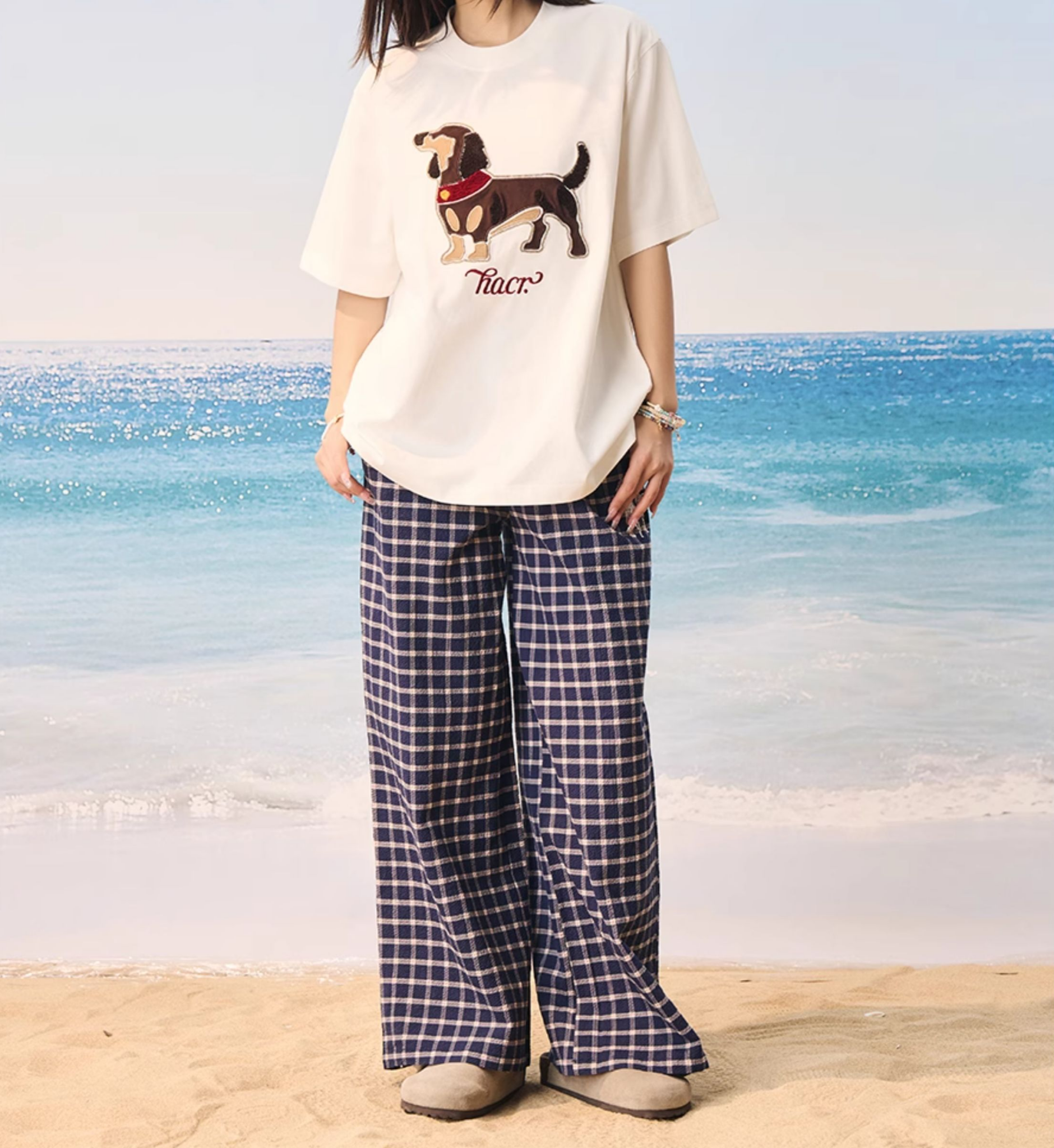 Dog Patch Towel Embroidery Tee - COPPING THREADS - Harsh and Cruel