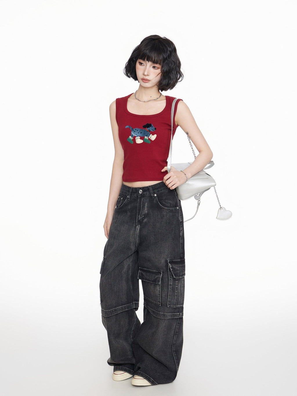 Dog Print Tank Top - COPPING THREADS - CT Select