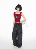 Dog Print Tank Top - COPPING THREADS - CT Select