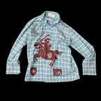 Don Quixote Embroidered Sequin Long Sleeve T-Shirt - COPPING THREADS - APRIORITY