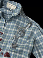 Don Quixote Embroidered Sequin Long Sleeve T-Shirt - COPPING THREADS - APRIORITY