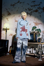 Don Quixote Embroidered Sequin Long Sleeve T-Shirt - COPPING THREADS - APRIORITY