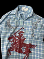 Don Quixote Embroidered Sequin Long Sleeve T-Shirt - COPPING THREADS - APRIORITY