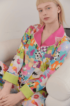 Dopamine Cartoon Ice Silk Pajama Set - COPPING THREADS - CT Dreamscape