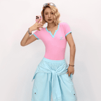 Dopamine Contrast Trim Tee - COPPING THREADS - Yokuku